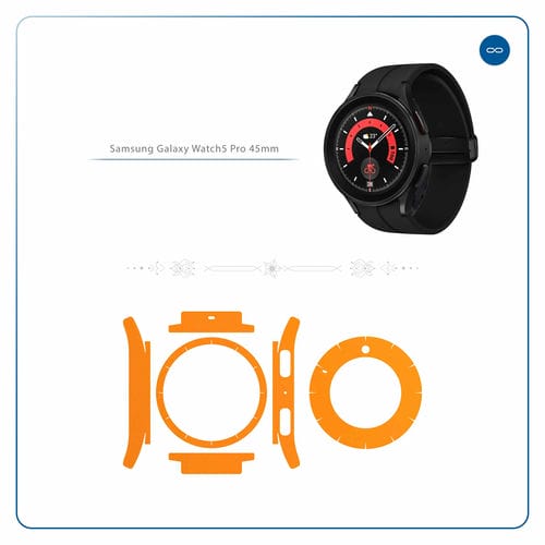 Samsung_Watch5 Pro 45mm_Matte_Orange_2